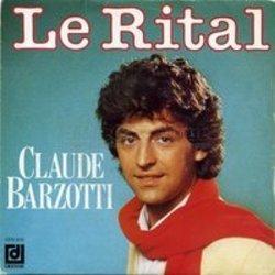 Przycinanie mp3 piosenek Claude Barzotti za darmo online.